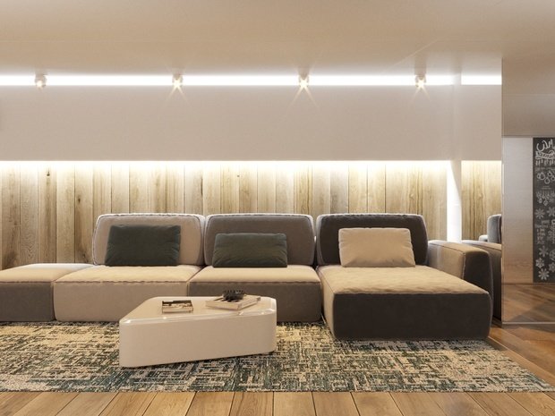 Фото из портфолио Дом в Лапино 3-ий, 4-ый этажи, цоколь – фотографии дизайна интерьеров на INMYROOM