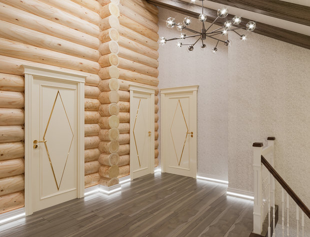 Фото из портфолио Дом из бруса, пос. Заозерье – фотографии дизайна интерьеров на INMYROOM