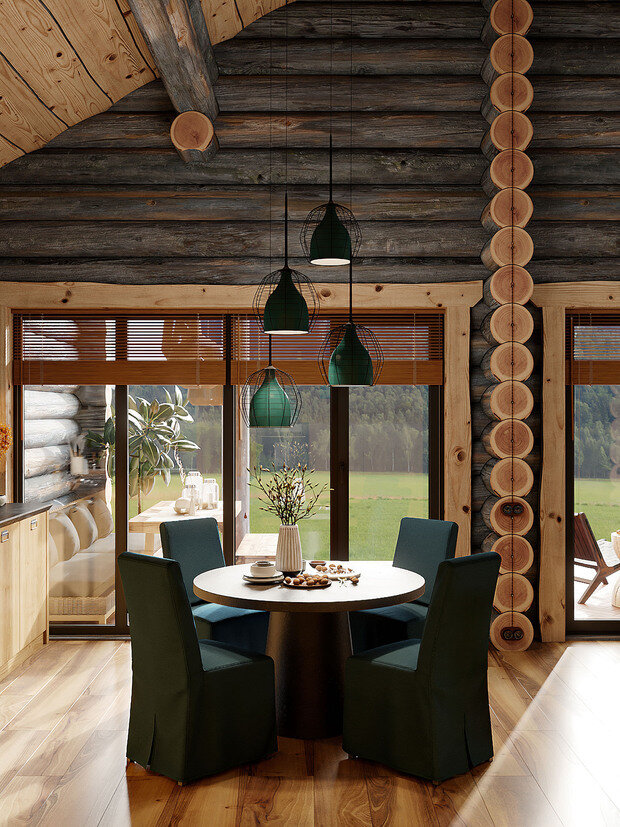 Фотография: Кухня и столовая в стиле Лофт, Современный, Эклектика, Прованс и Кантри, Дом, Проект дня, Дом и дача, Юлия Чернова, 3 комнаты, Более 90 метров, Астрахань – фото на INMYROOM