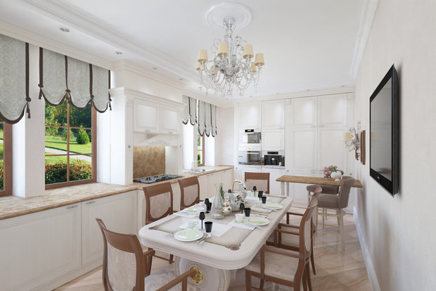 Фото из портфолио Дом в Павлово 400кв.м. – фотографии дизайна интерьеров на INMYROOM