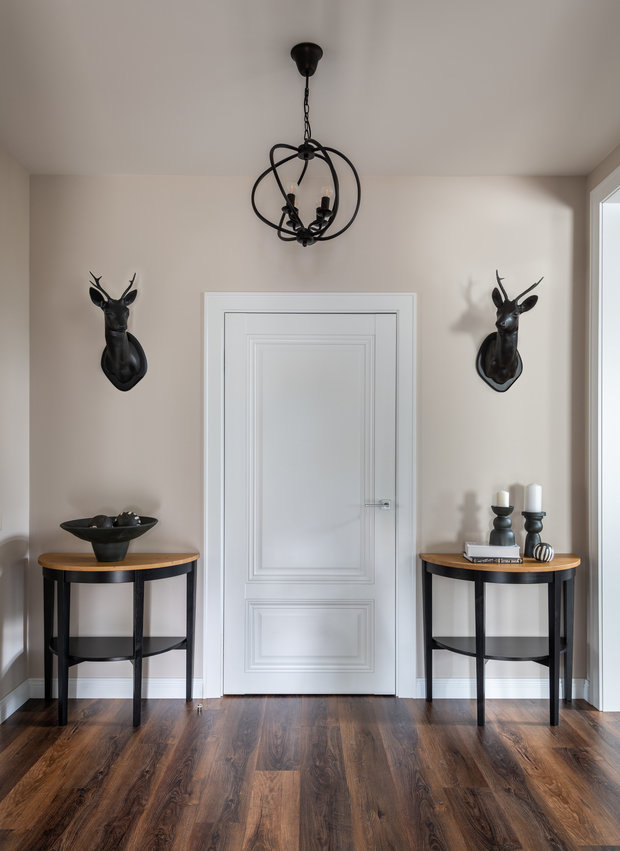 Фотография: Прихожая в стиле Прованс и Кантри, Классический, Дом, Проект недели, Нахабино, 4 и больше, Более 90 метров, Вера Шеверденок, Roomba Interior – фото на INMYROOM