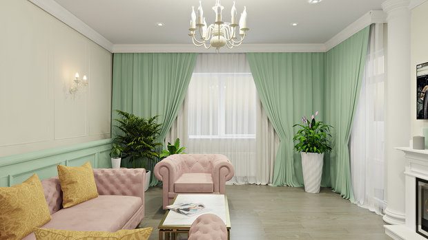 Фото из портфолио Трехкомнатная квартира 142 м2 – фотографии дизайна интерьеров на INMYROOM
