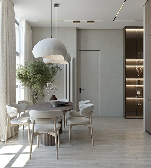 Фотография: Кухня и столовая в стиле Современный, Минимализм, Квартира, Проект недели, 3 комнаты, 60-90 метров, Вера Шеверденок – фото на INMYROOM