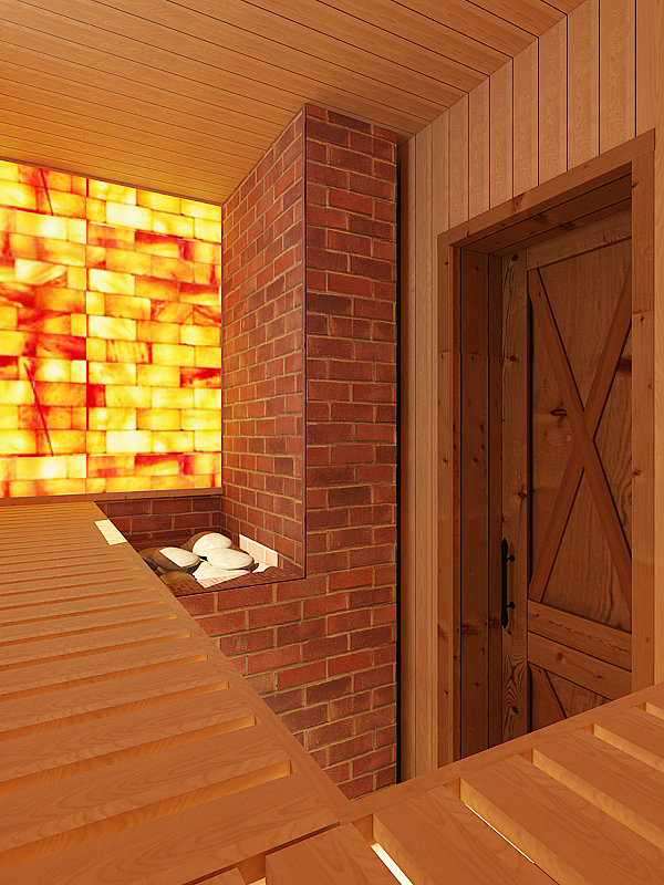 Фото из портфолио Баня в стиле  шале – фотографии дизайна интерьеров на INMYROOM