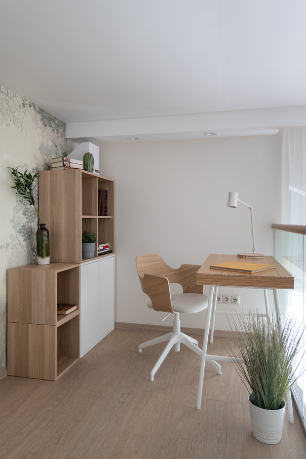 Фотография: Кабинет в стиле Современный, Дом, Проект недели, Дом и дача, Новая Москва, 4 и больше, Более 90 метров, Ольга Иртуганова, Наталия Строителева – фото на INMYROOM