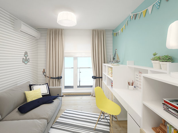 Фото из портфолио Квартира в г.Сочи, 97 кв.м. – фотографии дизайна интерьеров на INMYROOM