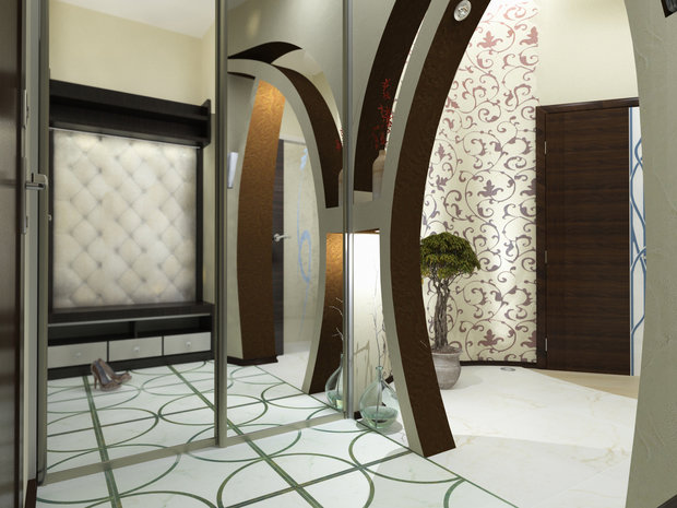 Фото из портфолио Квартира (плавные линии+ФУНКЦИОНАЛ) – фотографии дизайна интерьеров на INMYROOM