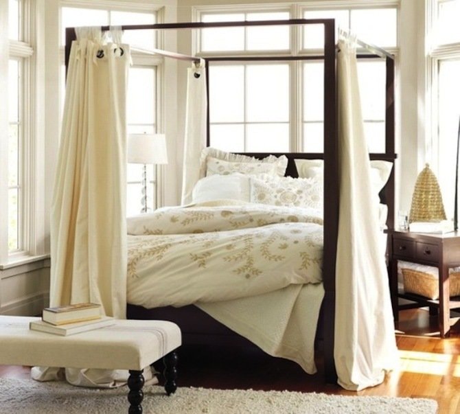 Фотография: Спальня в стиле Прованс и Кантри, Декор интерьера, Мебель и свет, Балдахин – фото на INMYROOM