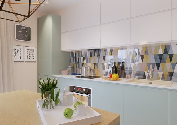 Фото из портфолио Скандинавский стиль в типовой однушке – фотографии дизайна интерьеров на INMYROOM