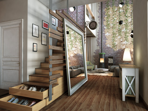 Фото из портфолио немного Лофта – фотографии дизайна интерьеров на INMYROOM