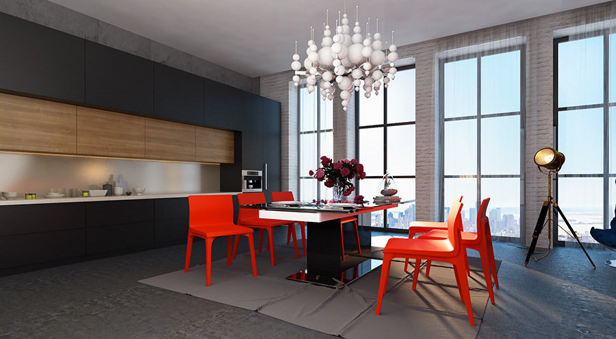 Фото из портфолио Дизайн загородного дома в стиле лофт – фотографии дизайна интерьеров на INMYROOM Фото из портфолио Дизайн загородного дома в стиле лофт – фотографии дизайна интерьеров на INMYROOM