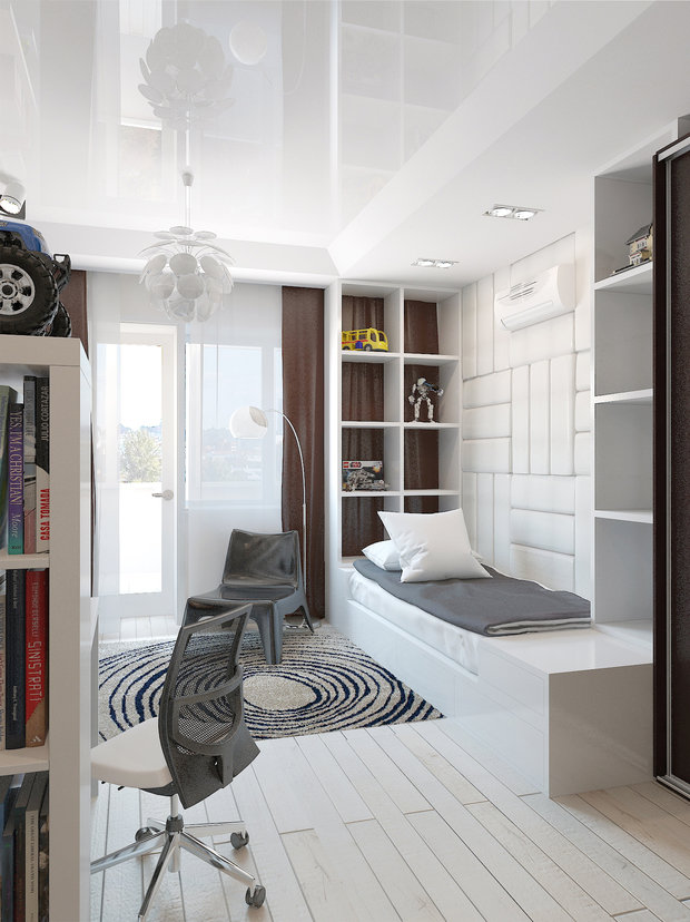 Фотография: Детская в стиле Хай-тек, Декор интерьера, Квартира, Christopher Guy, Massive, HOFF, Дома и квартиры, IKEA, Проект недели – фото на INMYROOM