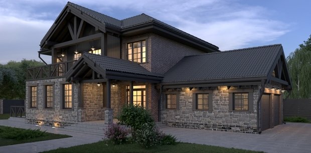 Фото из портфолио Дом в деревенском английском стиле – фотографии дизайна интерьеров на INMYROOM