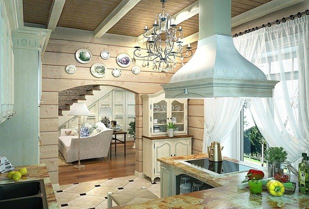 Фото из портфолио Дизайн интерьеров загородных домов – фотографии дизайна интерьеров на INMYROOM