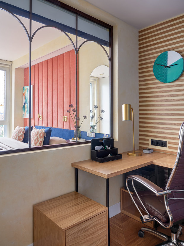 Фотография: Кабинет в стиле Современный, Квартира, Проект недели, Москва, 4 и больше, Более 90 метров, Евгения Ивлиева – фото на INMYROOM