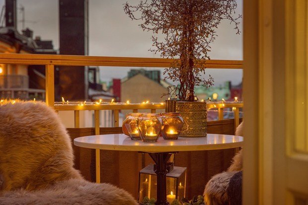 Фотография: Терраса в стиле Скандинавский, Эклектика, Декор интерьера, Квартира, Швеция, Стокгольм, 4 и больше, Более 90 метров – фото на INMYROOM