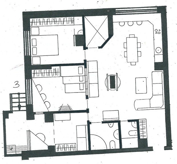 Фото из портфолио Мои перепланировки – фотографии дизайна интерьеров на INMYROOM