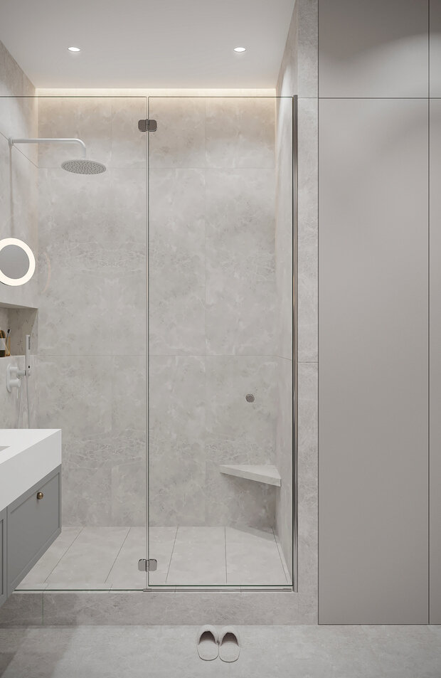 Фото из портфолио Дизайн-проект квартиры в ЖК «Logos (Логос)» в стиле французская классика – фотографии дизайна интерьеров на INMYROOM