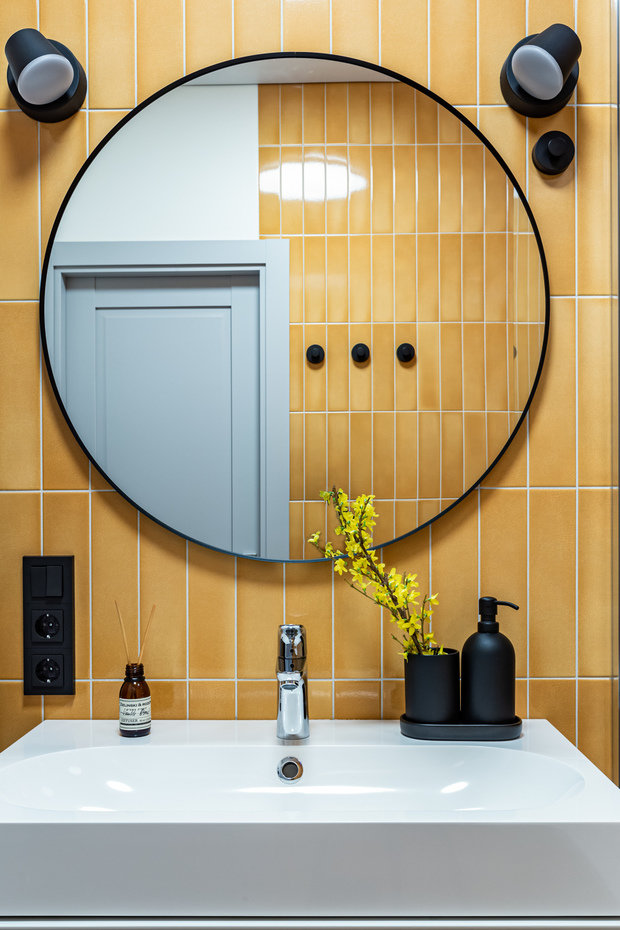 Фотография: Ванная в стиле Современный, Проект недели, Санкт-Петербург, 3 комнаты, Более 90 метров, Анастасия Заркуа – фото на INMYROOM