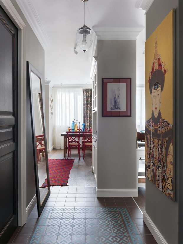 Фотография: Кухня и столовая в стиле Восточный, Эклектика, Квартира, Проект недели, Москва, Сергей Красюк, Олеся Шляхтина, 1 комната, 40-60 метров – фото на INMYROOM