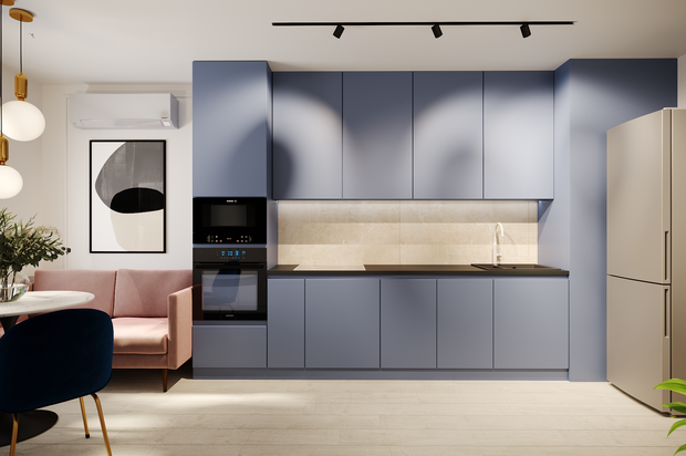 Фото из портфолио Квартира с синими акцентами – фотографии дизайна интерьеров на INMYROOM