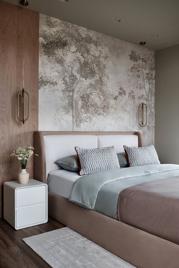 Фотография: Спальня в стиле Современный, Скандинавский, Дом, Проект дня, Дом и дача, Пермь, 4 и больше, Более 90 метров – фото на INMYROOM