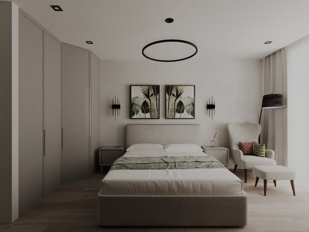 Фото из портфолио Спальня в современном стиле – фотографии дизайна интерьеров на INMYROOM