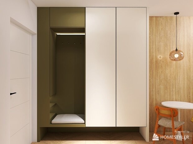Фото из портфолио Студия для молодой пары – фотографии дизайна интерьеров на INMYROOM