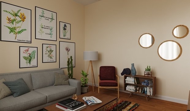 Фото из портфолио мидсенчури пространство – фотографии дизайна интерьеров на INMYROOM