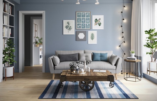 Фотография: Гостиная в стиле Скандинавский, Гид, Наталья Преображенская, Олеся Шляхтина, Ира Носова, Quadrum – фото на INMYROOM