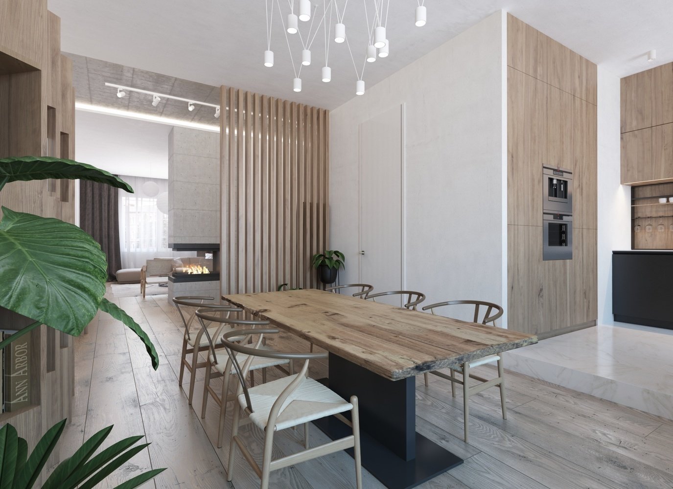 Фотография: Кухня и столовая в стиле Минимализм, Эко, Квартира, Проект недели, Московская область, Королев, Монолитный дом, 4 и больше, Более 90 метров, «Ригель и Балка» – фото на INMYROOM Фотография: Кухня и столовая в стиле Минимализм, Эко, Квартира, Проект недели, Московская область, Королев, Монолитный дом, 4 и больше, Более 90 метров, «Ригель и Балка» – фото на INMYROOM