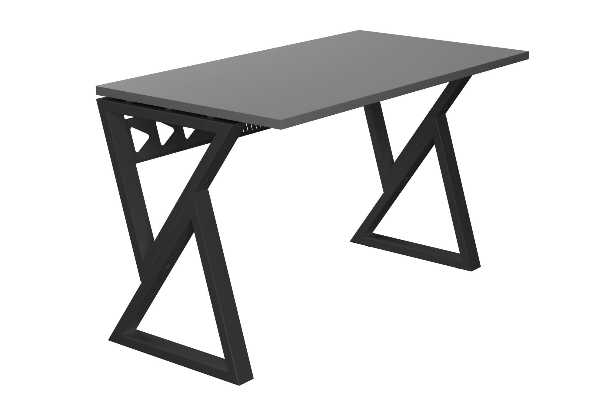 Письменный стол-трансформер Роста S серо-черного цвета