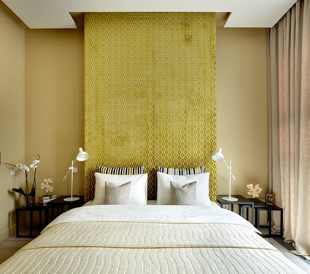 Фотография: Спальня в стиле Современный, Квартира, Москва, Инна Теджоева, Зина Броян, Berphin Interiors, новостройка, Монолитный дом, 3 комнаты, Более 90 метров, #эксклюзивныепроекты – фото на INMYROOM