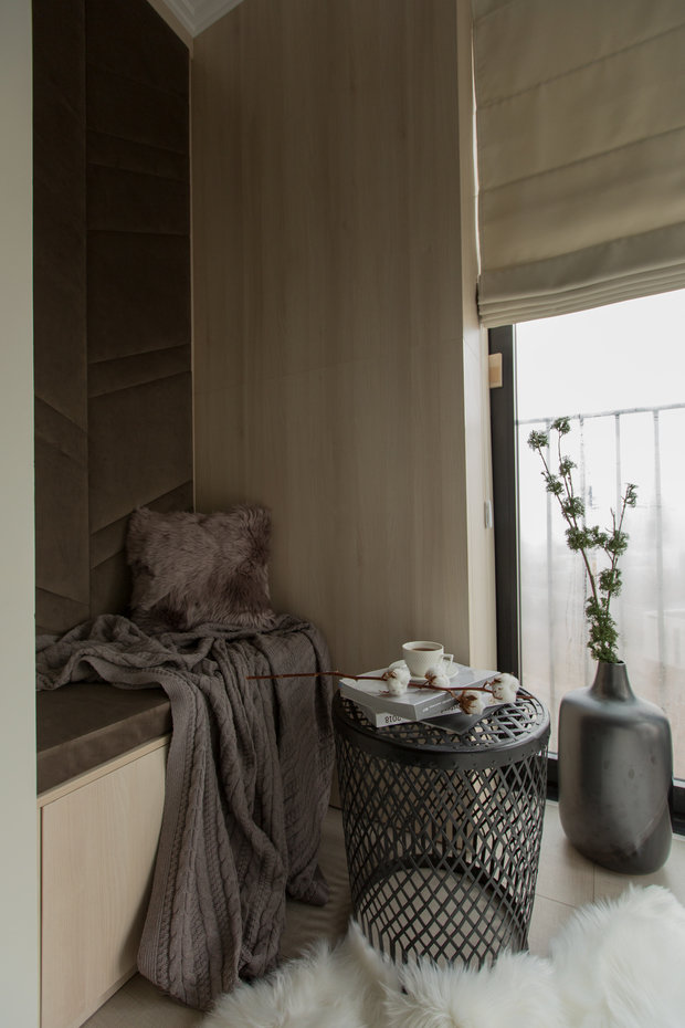 Фотография: Балкон в стиле Современный, Квартира, Проект недели, Москва, 3 комнаты, 60-90 метров, Анастасия Бондарева – фото на INMYROOM