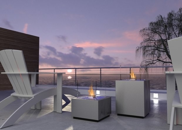 Фото из портфолио Уличные модели биокаминов Decoflame – фотографии дизайна интерьеров на INMYROOM