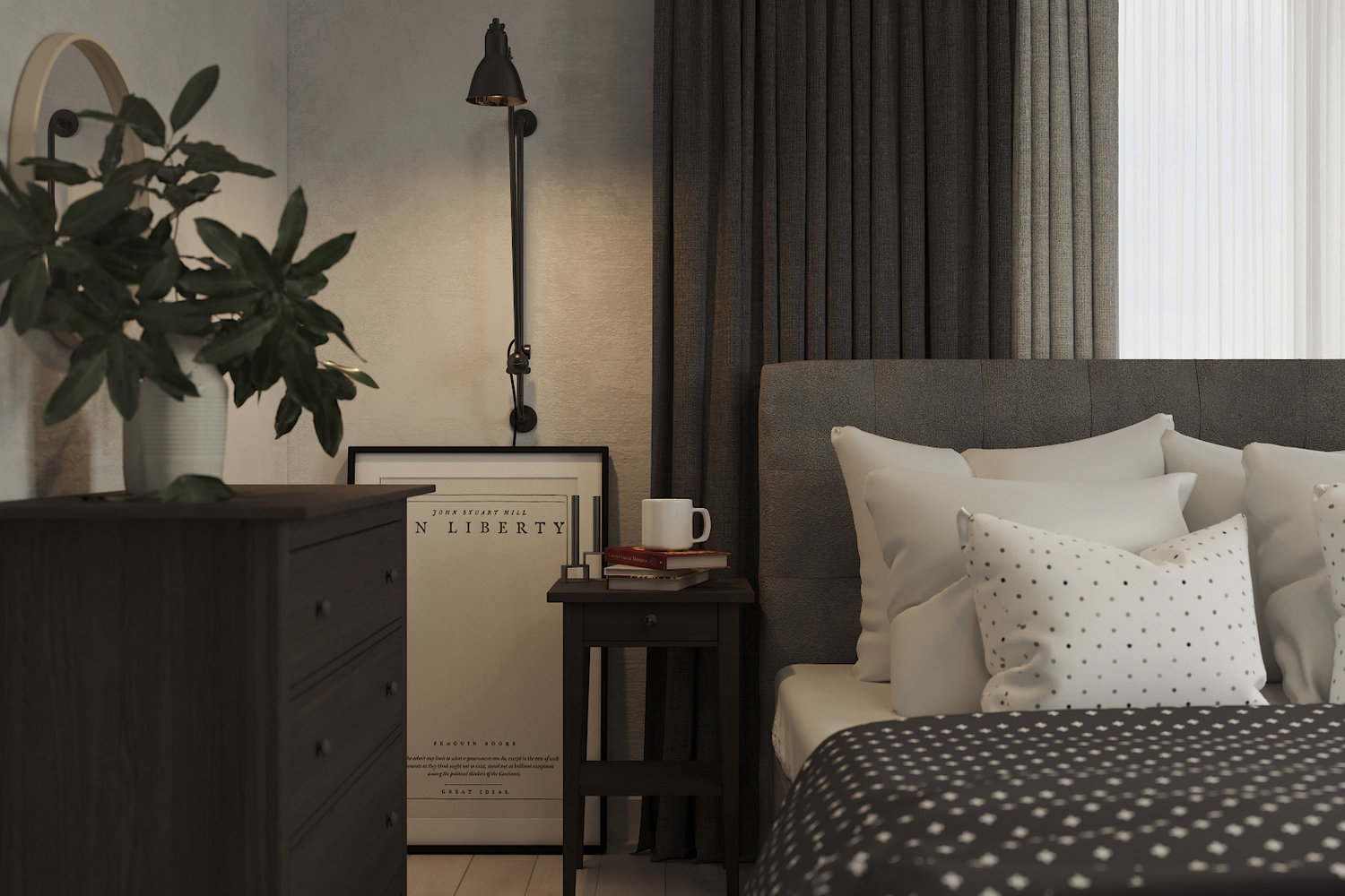 Фотография: Спальня в стиле Скандинавский, Проект недели, Бежевый, Серый, ПРЕМИЯ INMYROOM – фото на INMYROOM Фотография: Спальня в стиле Скандинавский, Проект недели, Бежевый, Серый, ПРЕМИЯ INMYROOM – фото на INMYROOM