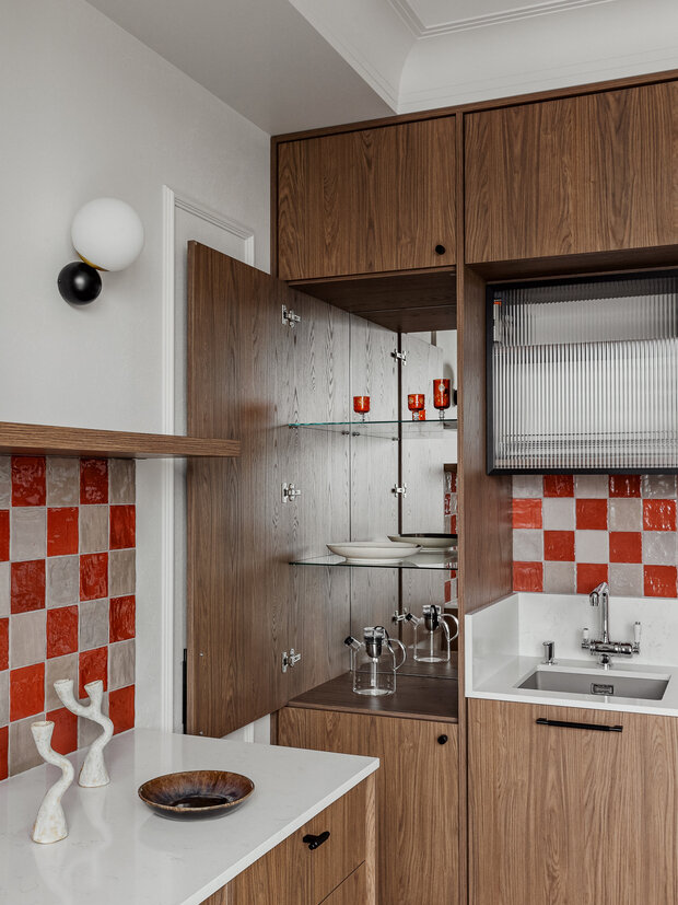 Фотография: Кухня и столовая в стиле Современный, Квартира, Проект дня, Минск, 3 комнаты, Анастасия Венедчук – фото на INMYROOM