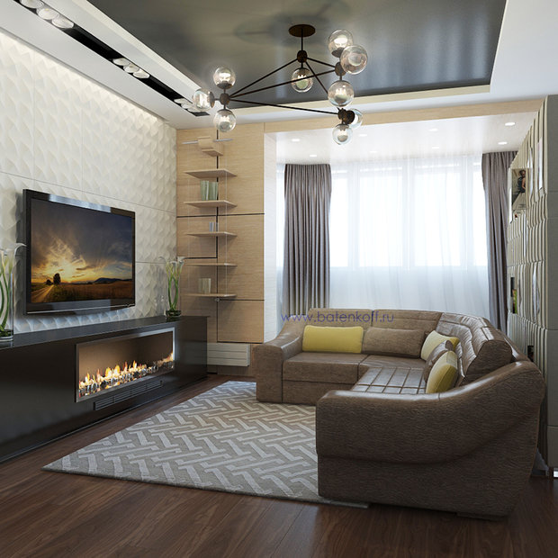 Фото из портфолио Дизайн квартиры в г. Москва – фотографии дизайна интерьеров на INMYROOM