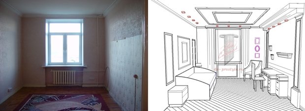 Фото из портфолио Эскизы. – фотографии дизайна интерьеров на InMyRoom.ru