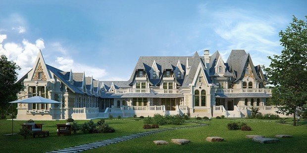 Фото из портфолио Классический французский дом. – фотографии дизайна интерьеров на INMYROOM