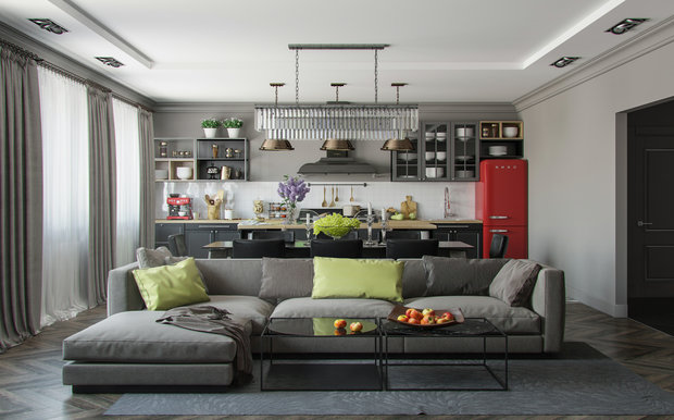 Фото из портфолио ЗАГОРОДНЫЙ ДОМ (в процессе реализации) – фотографии дизайна интерьеров на INMYROOM