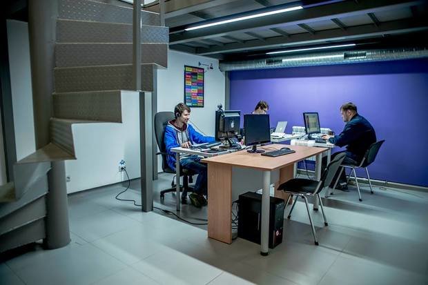 Фотография: Офис в стиле Лофт, Современный, Офисное пространство, Дома и квартиры – фото на INMYROOM