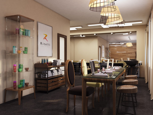 Фото из портфолио Салон красоты – фотографии дизайна интерьеров на INMYROOM