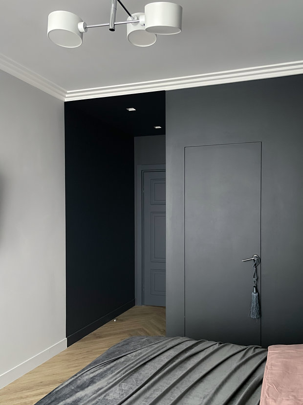 Фото из портфолио Спальня в черничном цвете – фотографии дизайна интерьеров на INMYROOM