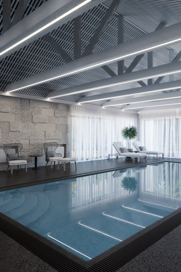 Фото из портфолио Частный Бассейн. – фотографии дизайна интерьеров на INMYROOM