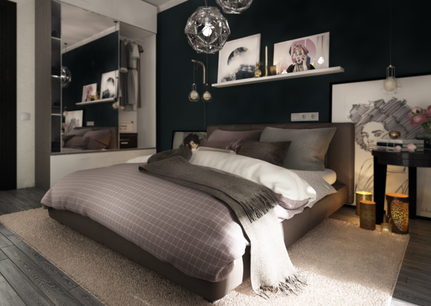 Фото из портфолио Спальня для девушки – фотографии дизайна интерьеров на INMYROOM