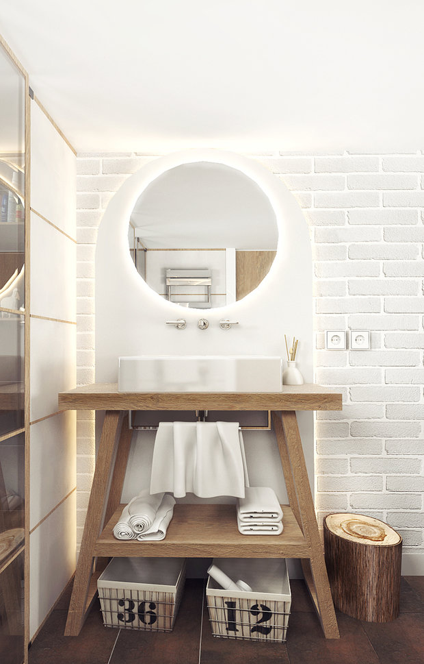 Фото из портфолио Loft Apartment Москва – фотографии дизайна интерьеров на INMYROOM