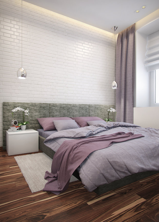 Фотография: Спальня в стиле Современный, Минимализм, Эклектика, Квартира, Проект недели – фото на INMYROOM