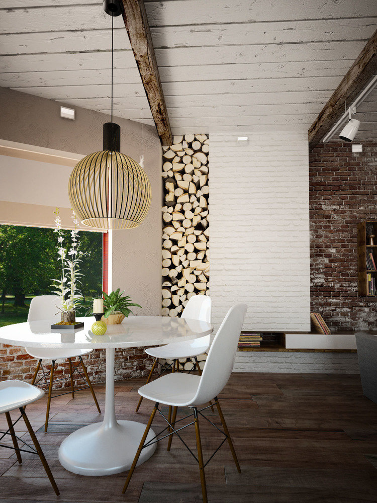 Фотография: Мебель и свет в стиле Лофт, Скандинавский, Квартира, Дом, Дома и квартиры, Проект недели – фото на INMYROOM