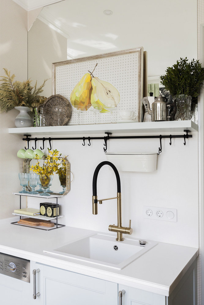 Фотография: в стиле , Советы, маленькая кухня, OBI, рабочая зона на кухне – фото на INMYROOM